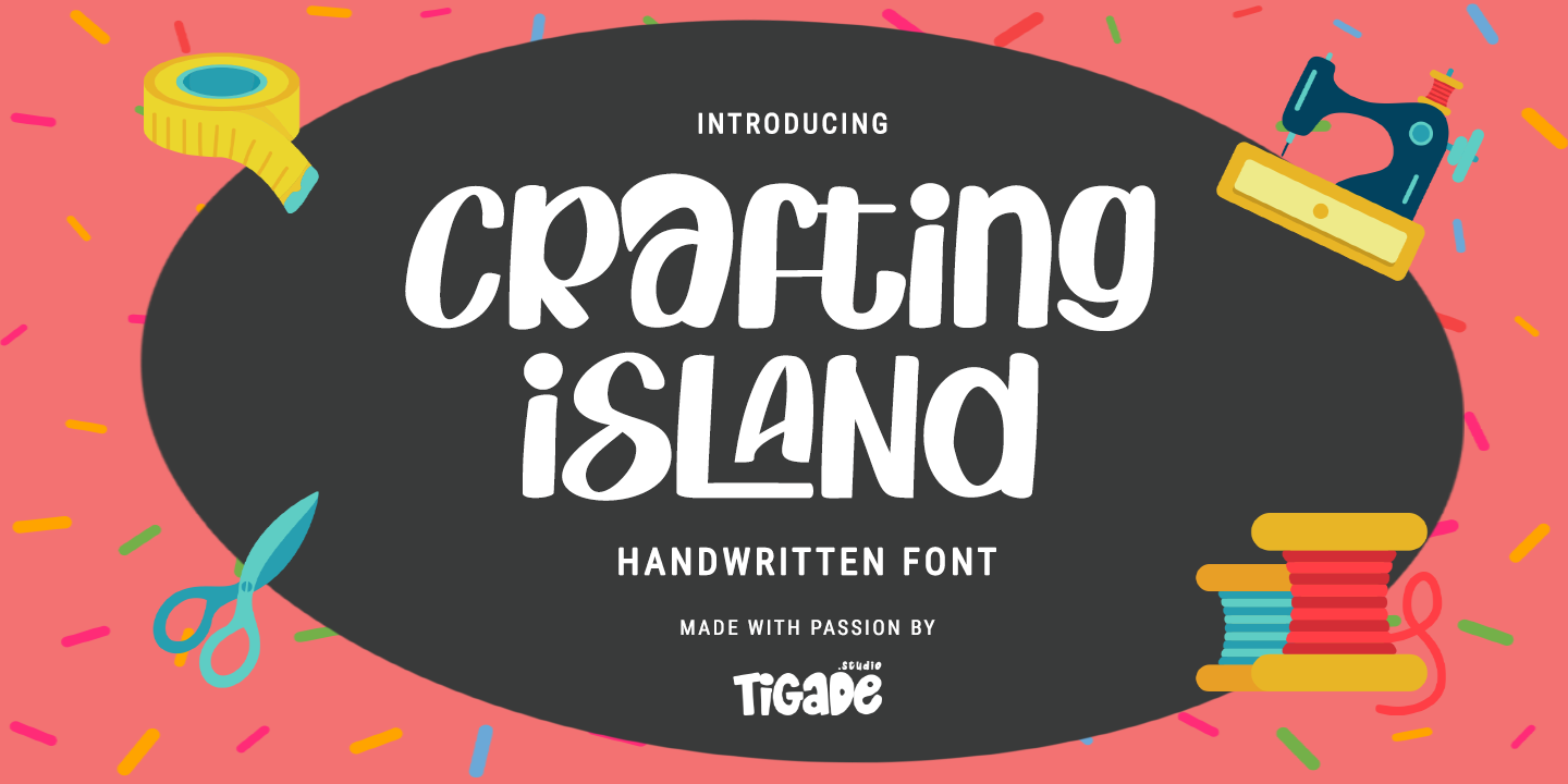 Шрифт Crafting Island